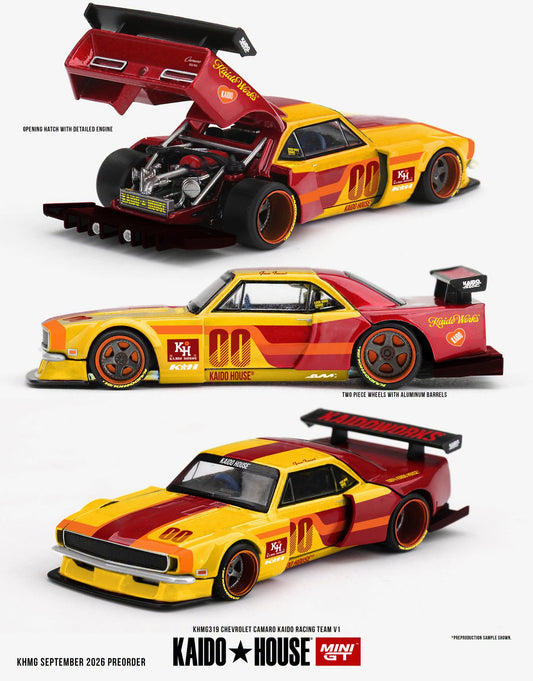 [Pre-Order] Kaido House Chevrolet Camaro Kaido Racing Team V1 KHMG319 1/64 Diecast