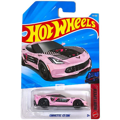 Hot Wheels Chevrolet Corvette C7 Z06 Pink 2026 Basic 1/64 Diecast