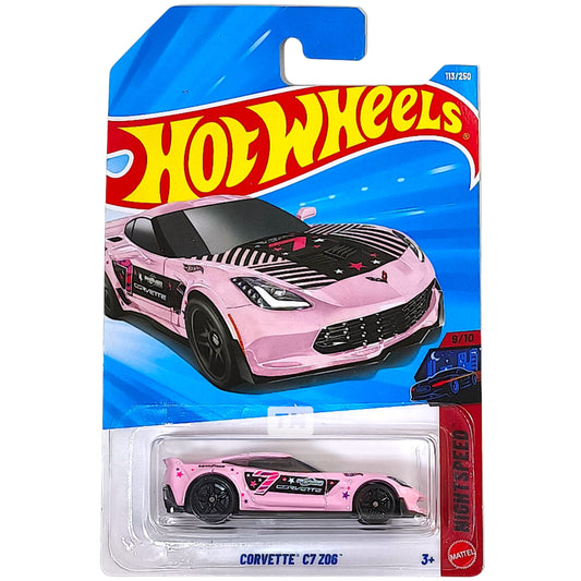 Hot Wheels Chevrolet Corvette C7 Z06 Pink 2026 Basic 1/64 Diecast