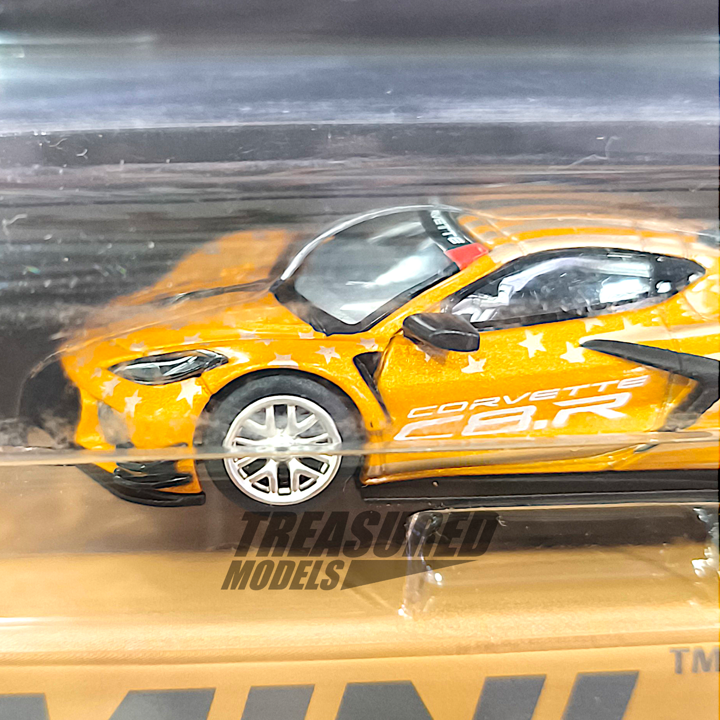 Mini GT Chevrolet Corvette C8.R Stars & Stripes 2023 USA Exclusive MGT00548 1/64 Diecast