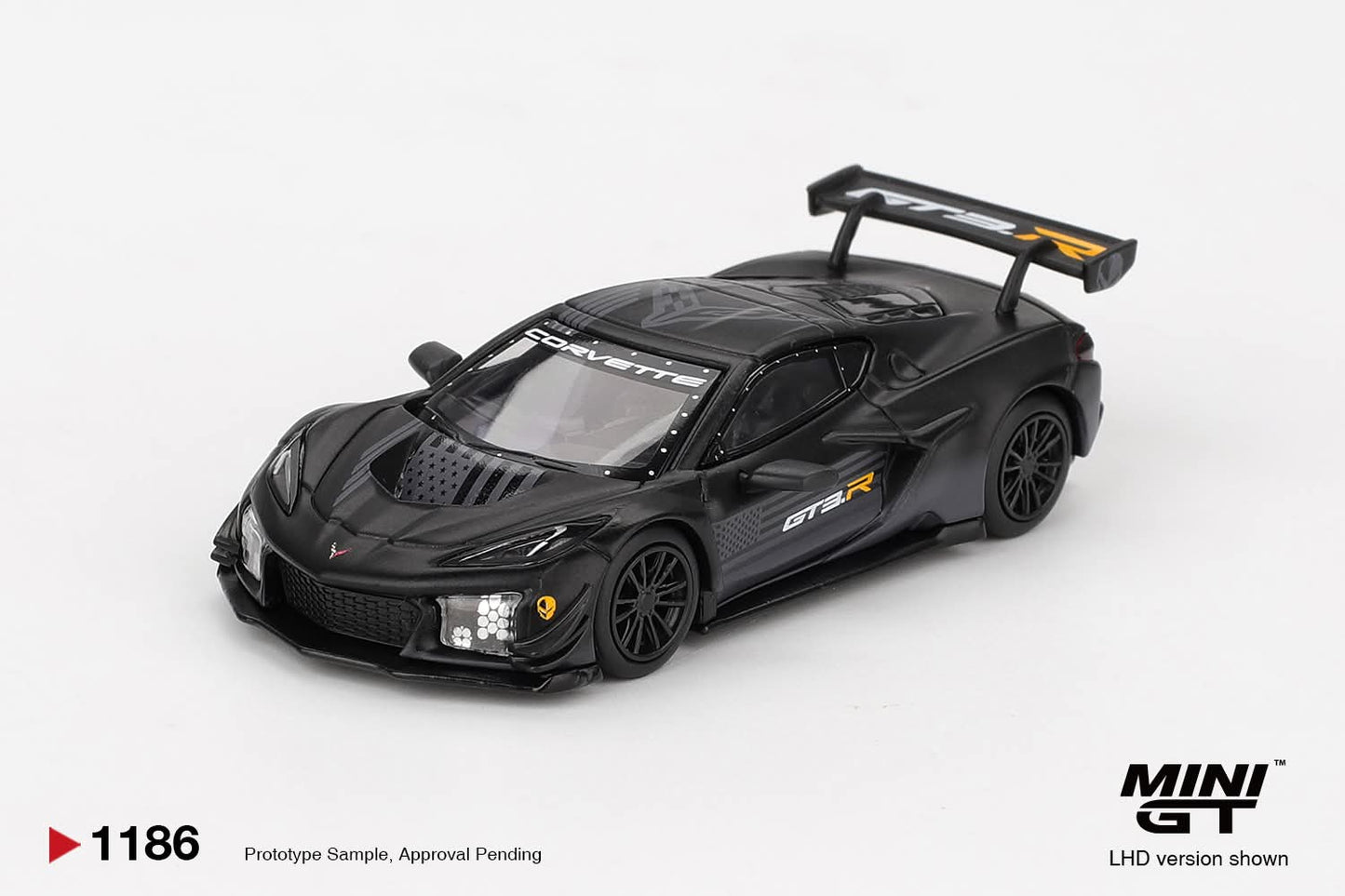 Mini GT Chevrolet Corvette Z06 GT3.R Road America Test car MGT01186 1/64 Diecast