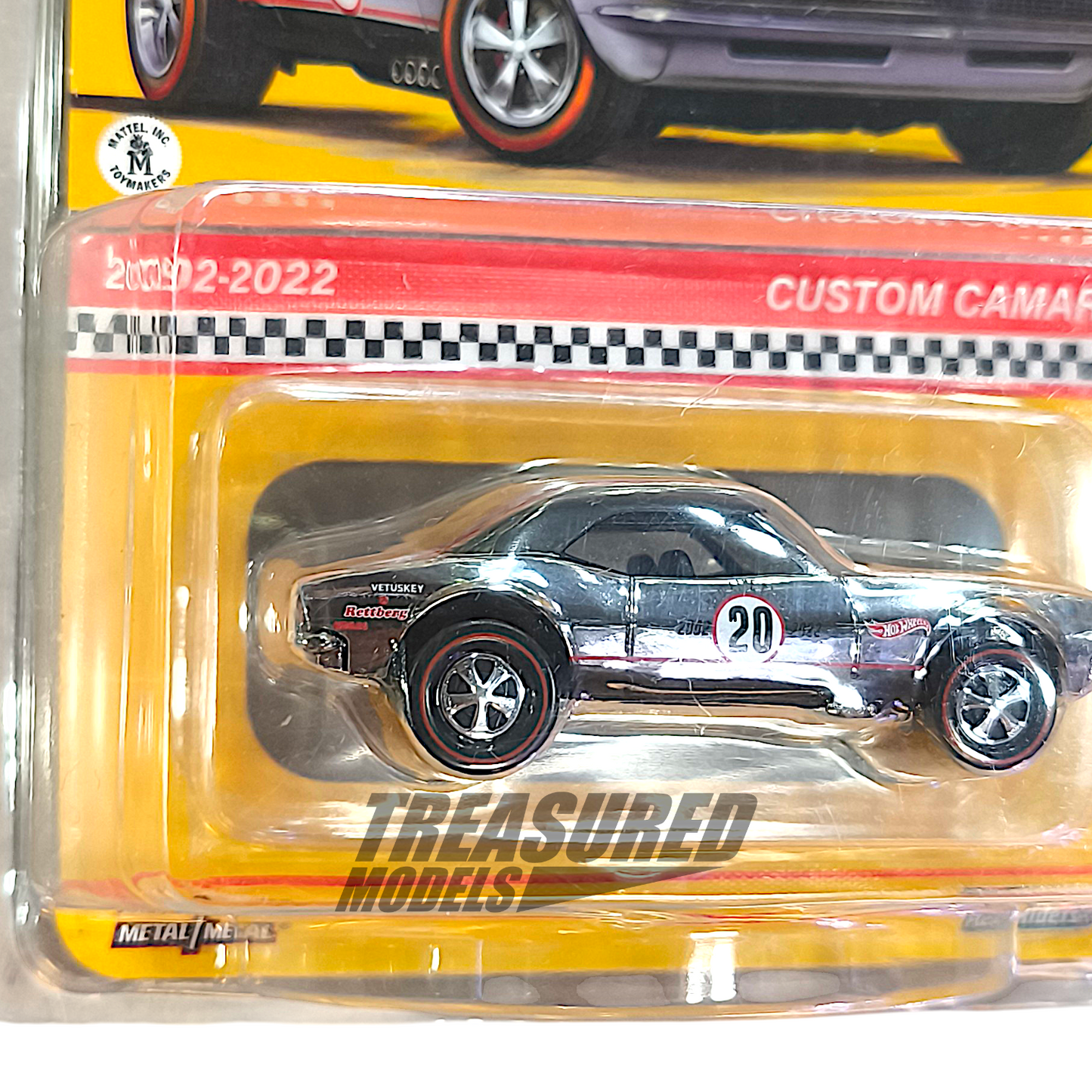 Hot Wheels Chevrolet Custom Camaro Spectraflame Shadowchrome 2022 Premium RLC Exclusive 1/64 Diecast