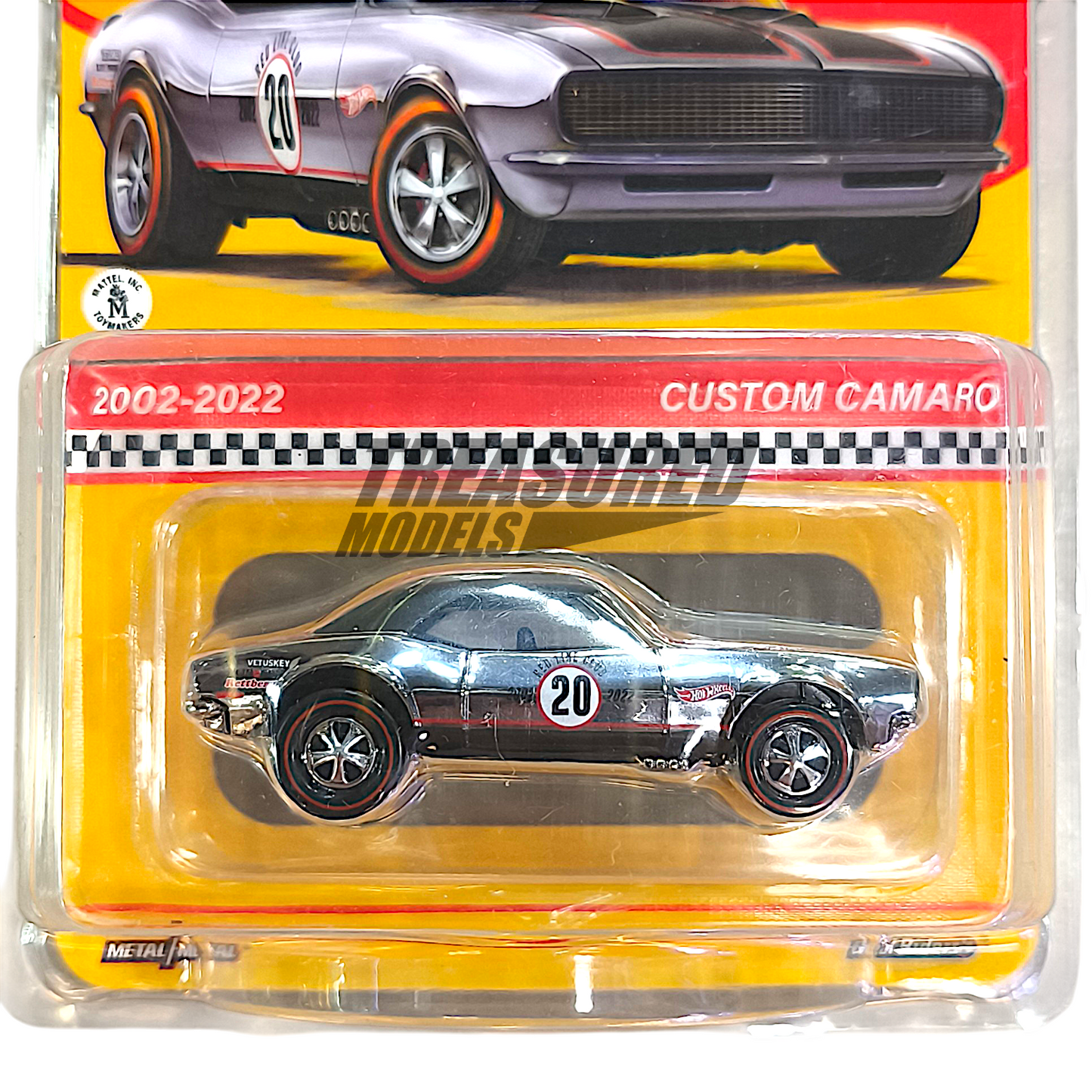 Hot Wheels Chevrolet Custom Camaro Spectraflame Shadowchrome 2022 Premium RLC Exclusive 1/64 Diecast