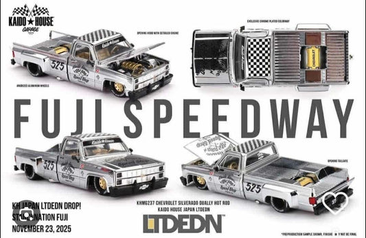 Kaido House Chevrolet Silverado Dually Hot Rod Kaido House Japan LTDEDN KHMG237 1/64 Diecast