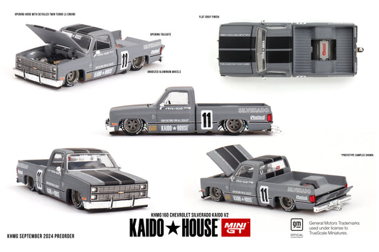Kaido House Chevrolet Silverado Kaido V2 KHMG160 1/64 Die Cast
