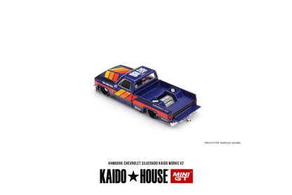 Kaido House Chevrolet Silverado Kaido Works V2 KHMG099 1/64 Diecast