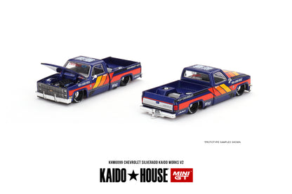 Kaido House Chevrolet Silverado Kaido Works V2 KHMG099 1/64 Diecast
