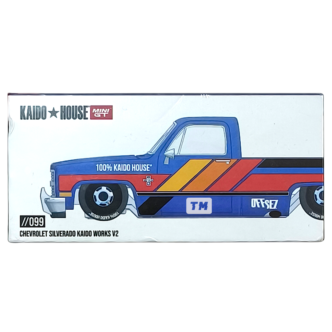 Kaido House Chevrolet Silverado Kaido Works V2 KHMG099 1/64 Diecast