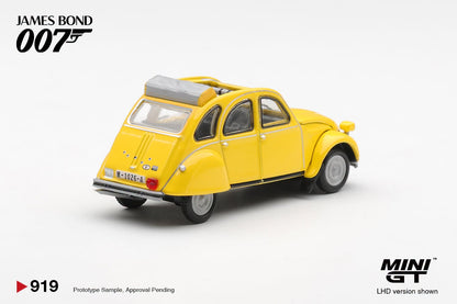 [Pre-Order] Mini GT Citroën 2CV English Poster “For Your Eyes Only” MGT00919 1/64 Diecast