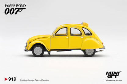 [Pre-Order] Mini GT Citroën 2CV English Poster “For Your Eyes Only” MGT00919 1/64 Diecast