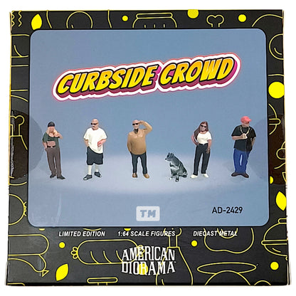 American Diorama Curbside Crowd AD-2429 1/64 Figure