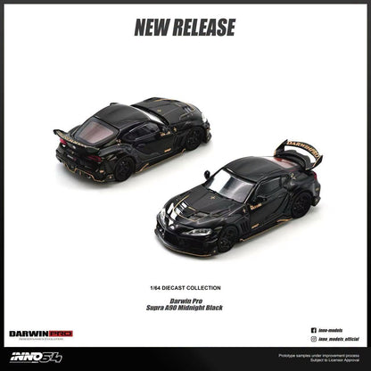 [Pre-Order] Inno64 DARWIN PRO SUPRA A90 Midnight Black 1/64 Diecast