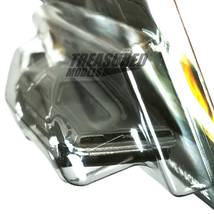 Hot Wheels DMC DeLorean Metalflake Silver 2025 Premium Pop Culture Back to the Future Time Machine 1/64 Die Cast