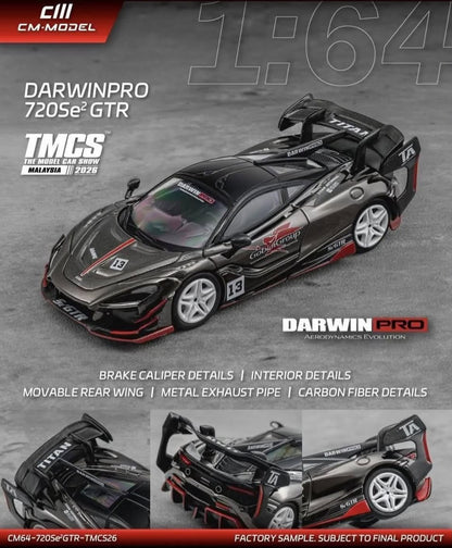 CM Model DarwinPRO 720s Se2GTR TMCS 2026 CM64-720SeGTR-TMCS26 1/64 Diecast