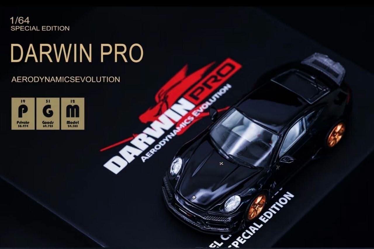 PGM 2-Pcs Set DarwinPRO 992S Chopin Schubert Ver. & RWB 964 TMCS 2026 1/64 Diecast