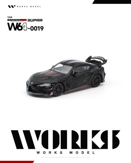 [Pre-Order] Works Model DarwinPRO SUPRA DARK W640019 1/64 Diecast