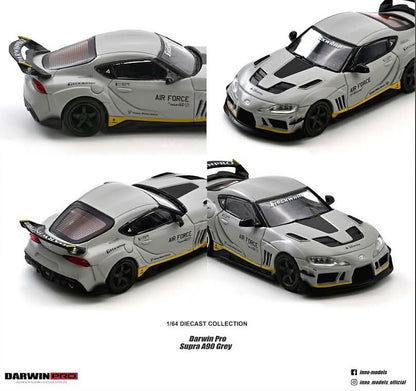 Inno64 DarwinPro Supra A90 Gray 1/64 Diecast