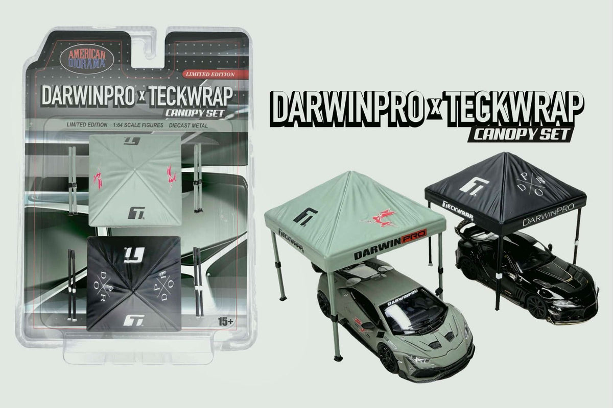 American Diorama DarwinPro x Teckwrap Canopy Set AD2452MJ 1/64 Diecast