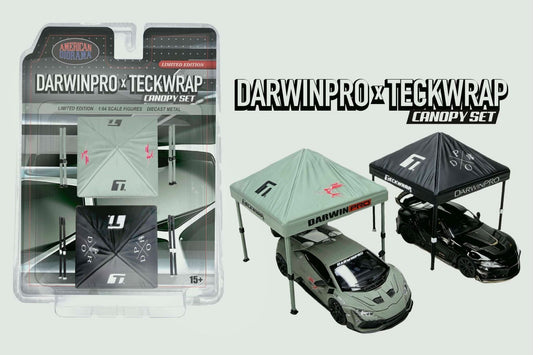 American Diorama DarwinPro x Teckwrap Canopy Set AD2452MJ 1/64 Diecast