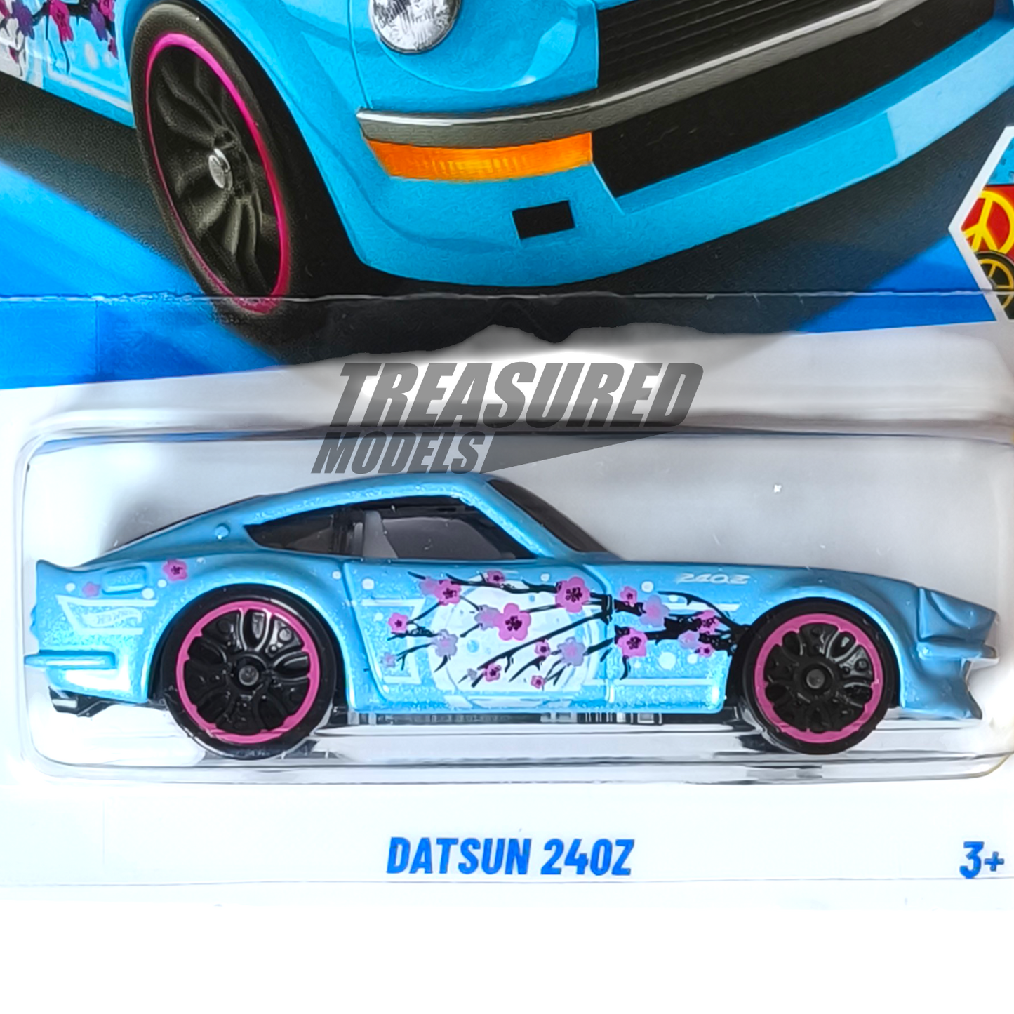 Hot Wheels Datsun 240Z Pearl Light Blue 2025 Main Line HW Art Cars 1/64 Die Cast