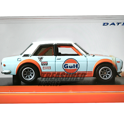 Hot Wheels Datsun 510 Gulf Powder Blue 2022 RLC Exclusive 1/64 Diecast