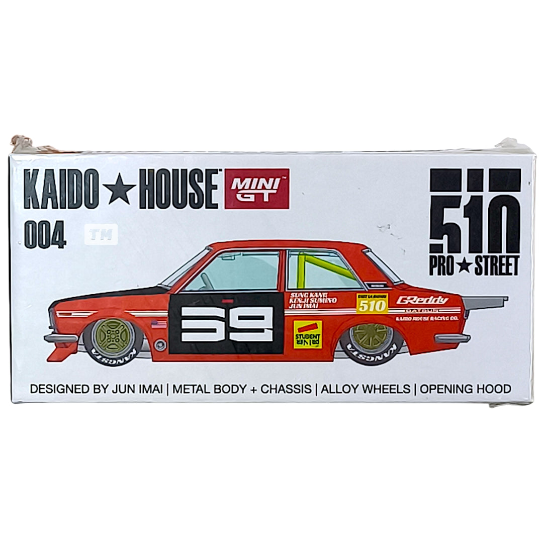 Kadio House Datsun 510 Pro Street SK510 Orange KHMG004 1/64 Diecast