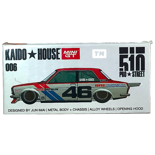 Kaido House Datsun 510 Pro Street BRE510 V2 KHMG0006 1/64 Diecast