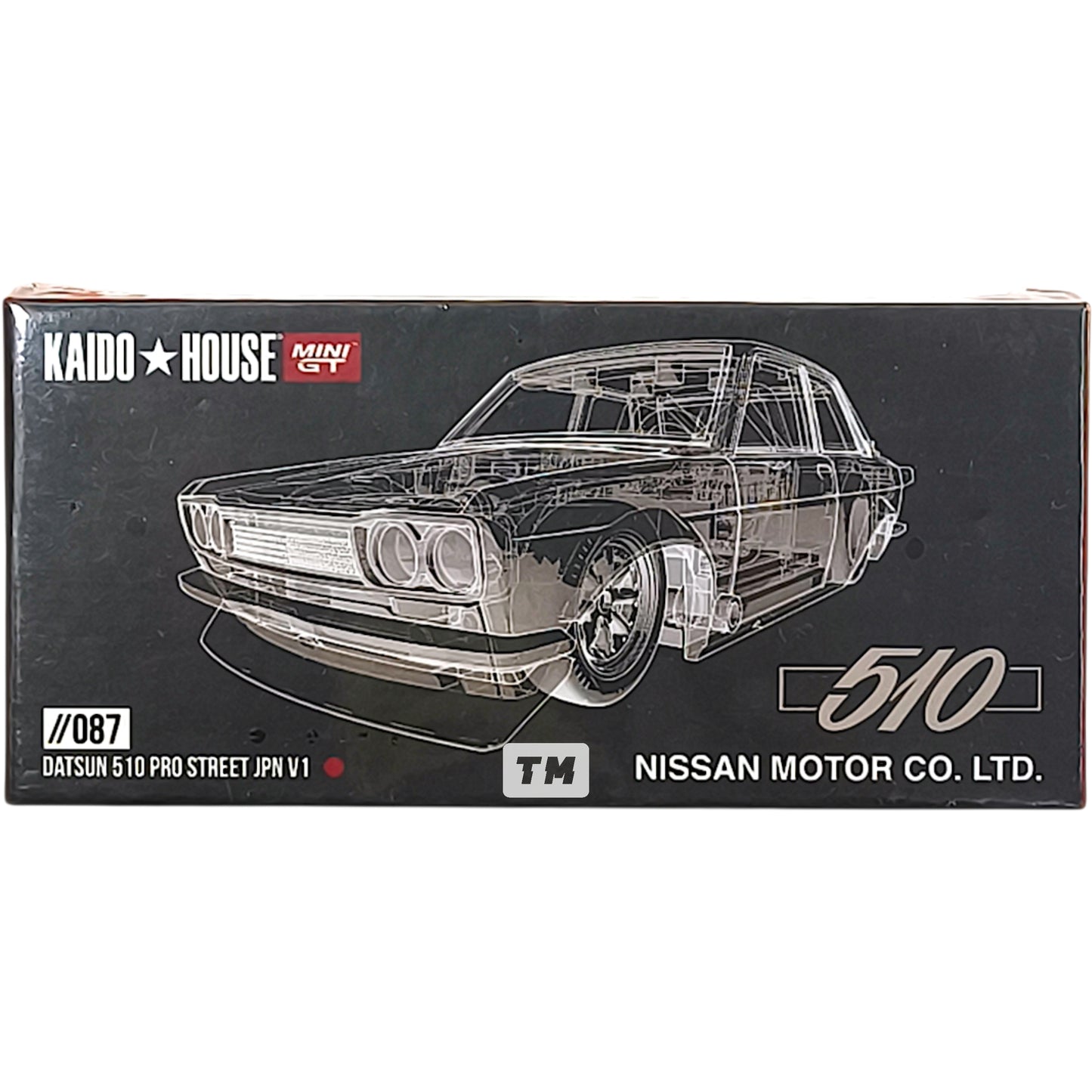 Kaido House Datsun 510 Pro Street JPN V1 KHMG087 1/64 Diecast