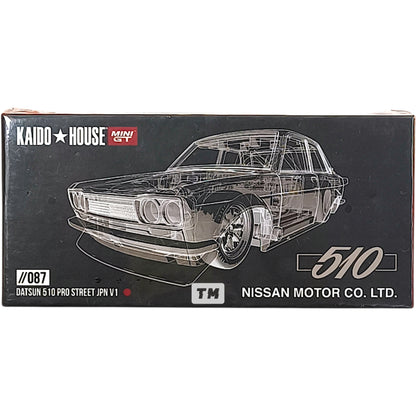 Kaido House Datsun 510 Pro Street JPN V1 KHMG087 1/64 Diecast