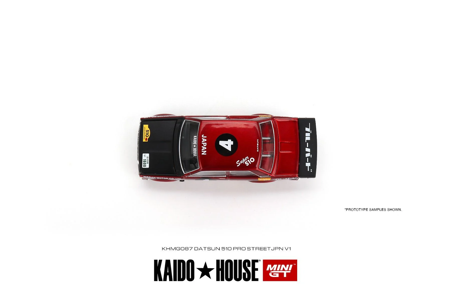 Kaido House Datsun 510 Pro Street JPN V1 KHMG087 1/64 Diecast