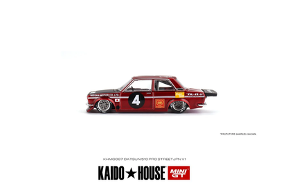 Kaido House Datsun 510 Pro Street JPN V1 KHMG087 1/64 Diecast