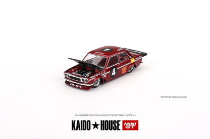 Kaido House Datsun 510 Pro Street JPN V1 KHMG087 1/64 Diecast