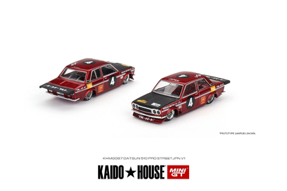 Kaido House Datsun 510 Pro Street JPN V1 KHMG087 1/64 Diecast