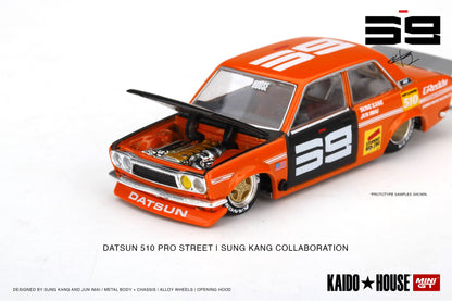 Kadio House Datsun 510 Pro Street SK510 Orange KHMG004 1/64 Diecast