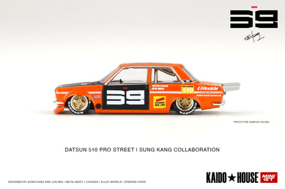 Kadio House Datsun 510 Pro Street SK510 Orange KHMG004 1/64 Diecast