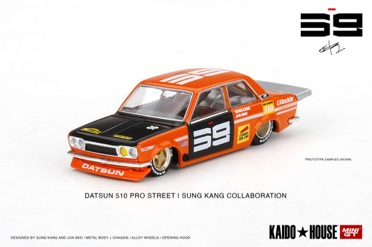 Kadio House Datsun 510 Pro Street SK510 Orange KHMG004 1/64 Diecast