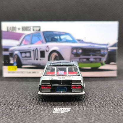 Kaido House CHASE Datsun 510 Street Team XMM V1 KHMG176 1/64 Diecast