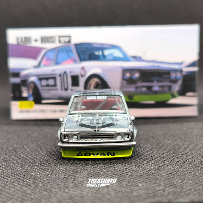Kaido House CHASE Datsun 510 Street Team XMM V1 KHMG176 1/64 Diecast