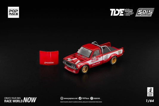 Pop Race Datsun 620 Pandem PR640283 TDE2025 1/64 Die Cast