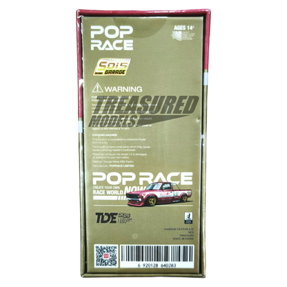 Pop Race Datsun 620 Pandem PR640283 TDE2025 1/64 Die Cast