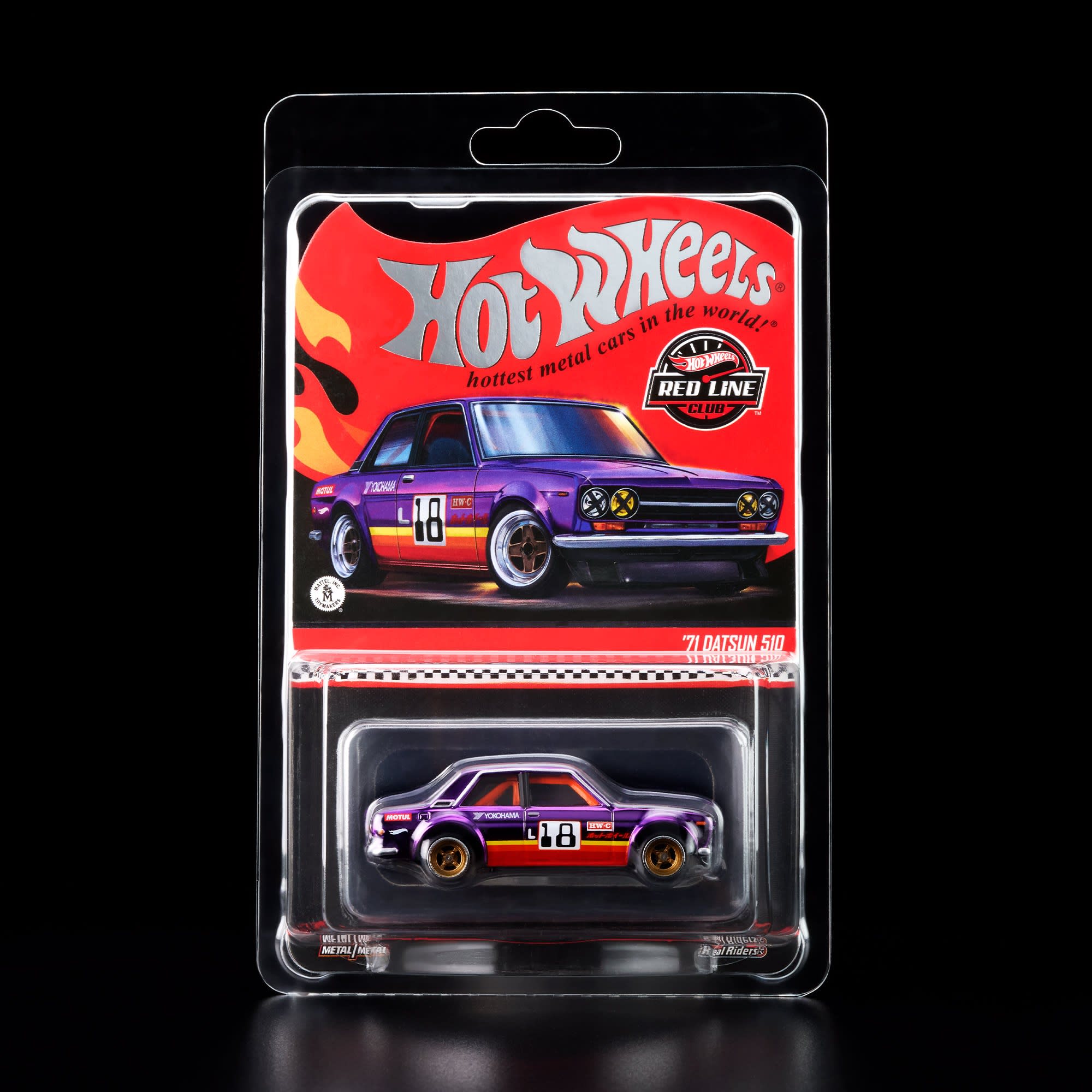Pre-Order] Hot Wheels Datsun 71 510 Vintage Spectraflame Purple