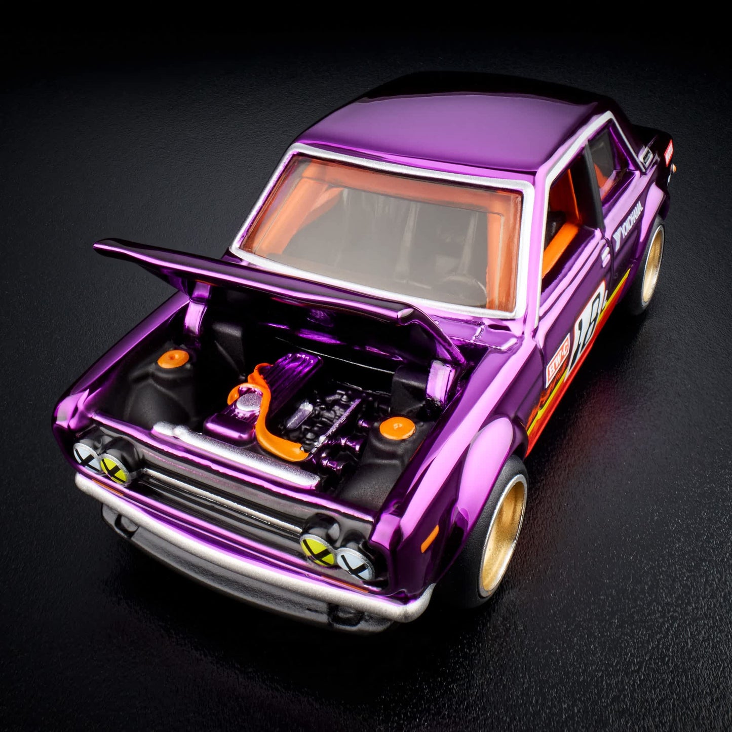 [Pre-Order] Hot Wheels Datsun 71 510 Vintage Spectraflame Purple 2026 RLC 1/64 Diecast