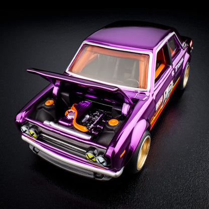 [Pre-Order] Hot Wheels Datsun 71 510 Vintage Spectraflame Purple 2026 RLC 1/64 Diecast