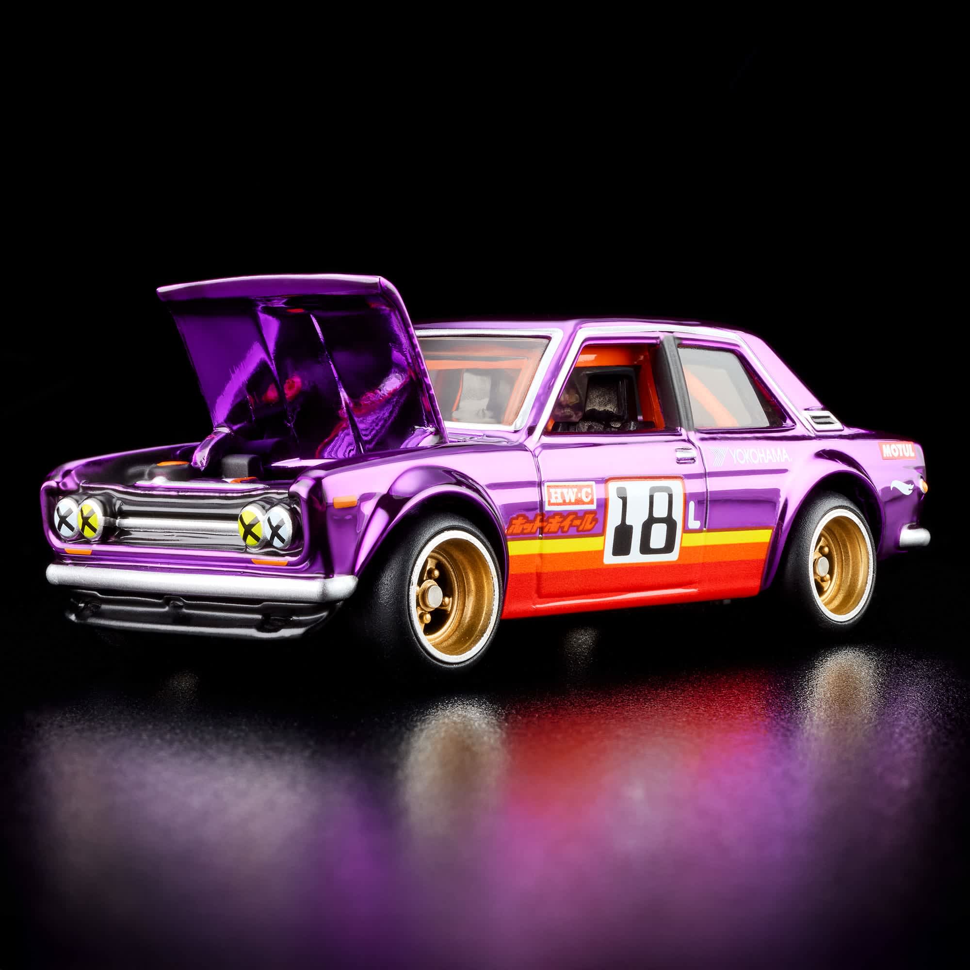 Hot Wheels Datsun 71 510 Vintage Spectraflame Purple 2026 RLC 1/64