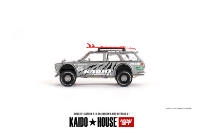 Kaido House Datsun KAIDO 510 Wagon 4x4 Kaido Offroad V1 KHMG121 1/64 Diecast