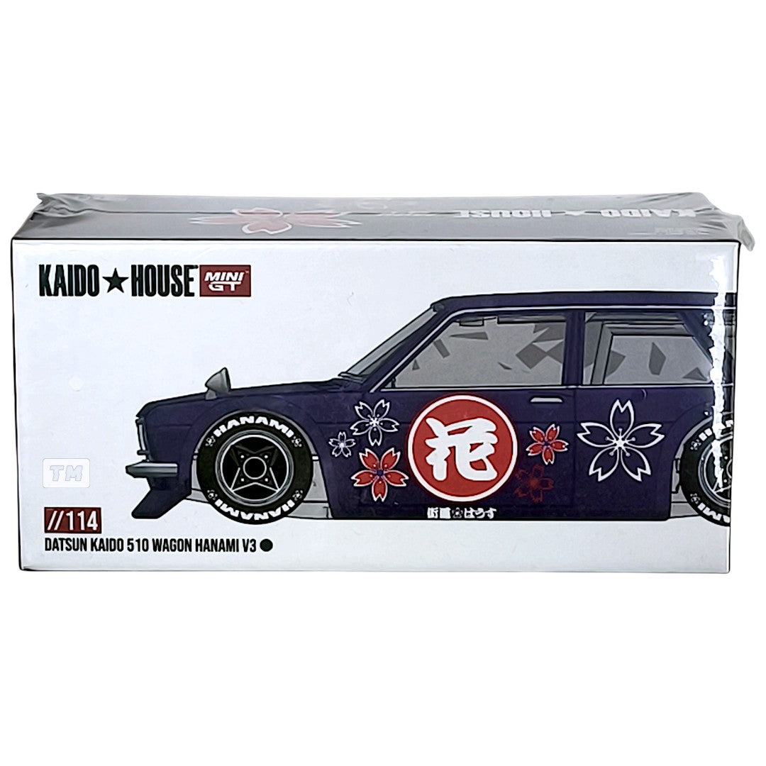 Kaido House Datsun Kaido 510 Wagon Hanami V3 KHMG114 1/64 Diecast
