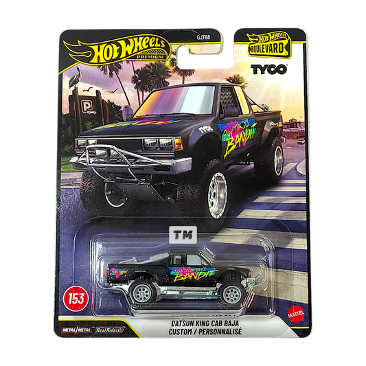 Hot Wheels Datsun King Cab Baja Custom Black 2026 Boulevard 1/64 Diecast