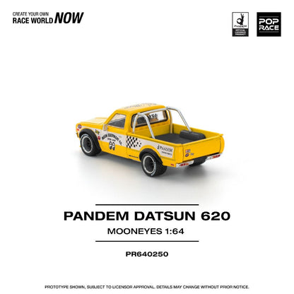 Pop Race Datsun Pandem 620 MoonEyes PR640250 1/64 Diecast
