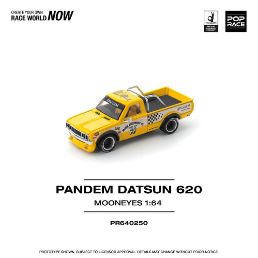 Pop Race Datsun Pandem 620 MoonEyes PR640250 1/64 Diecast