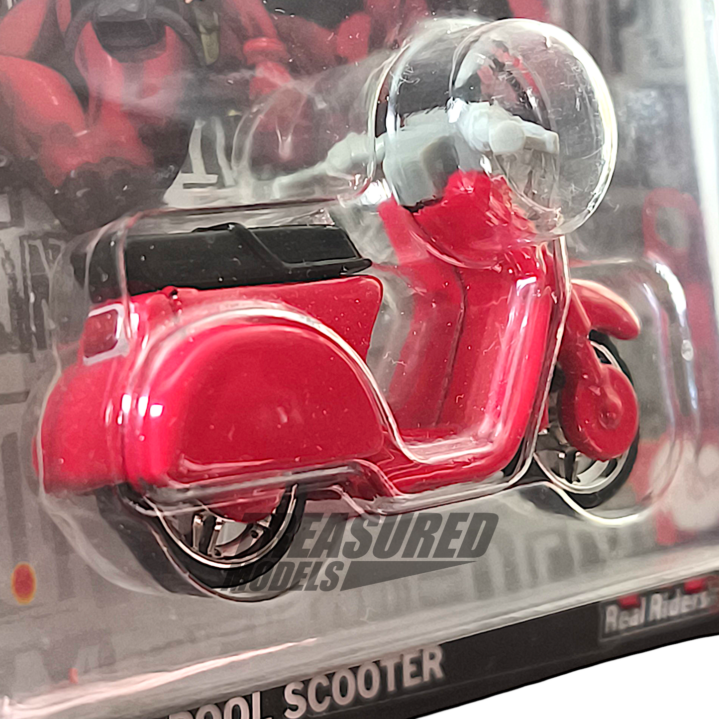 Hot Wheels Deadpool Scooter Red 2025 Premium Pop Culture 1/64 Diecast